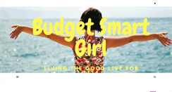 Desktop Screenshot of budgetsmartgirl.com